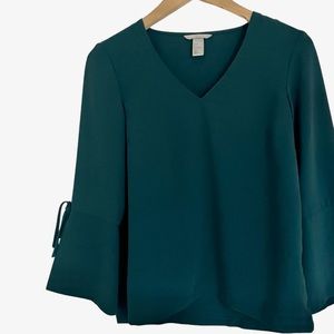 H&M Teal Blouse Size 0